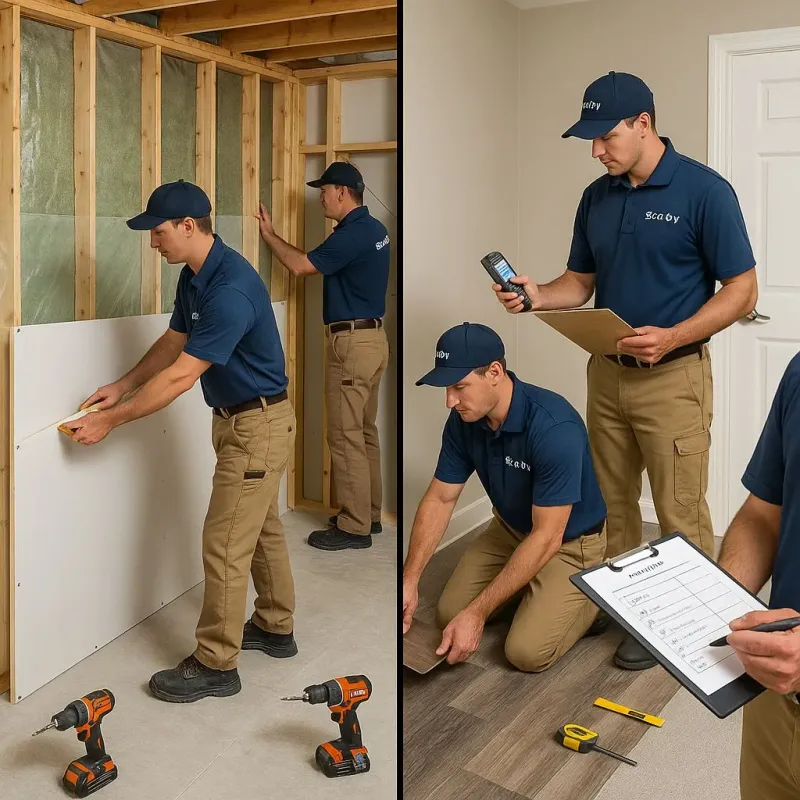 Repairs and Reconstruction process in Economy, PA